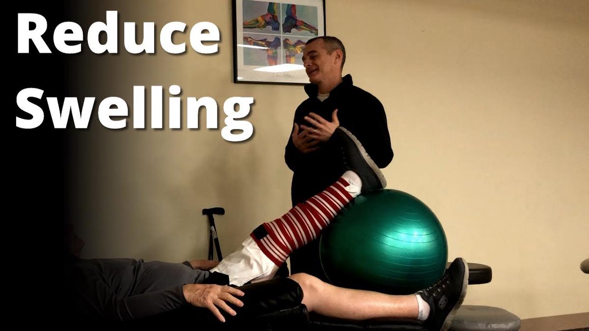 'Video thumbnail for Compression and Elevation To Manage Swelling After A Total Knee or Hip Replacement #TKR'