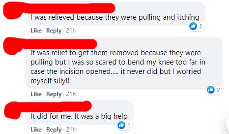 Q&A Staple Removal After Knee Replacement